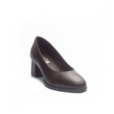 Women Brown Leather Shoes #0956