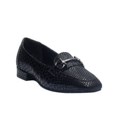 Women Black Leather Shoes #0969