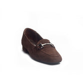 Women Brown Chamois Shoes #0999
