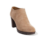 Women Beige Chamois Heels #2627