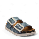 Women Blue Khesh Slipper #2855