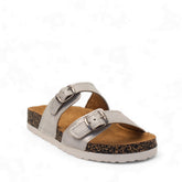 Women Silver Glitter Slipper #2884