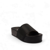 Women Black Glitter Slipper #2898