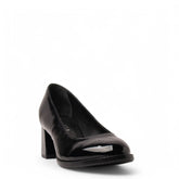 Women Black Vernis Leather Shoe #3638