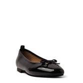 Women Black Vernis Leather Ballerina #3650
