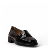 Women Black Vernis Leather Shoe #3652