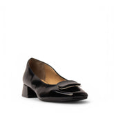 Women Black Vernis Leather Shoe #3672