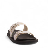 Women Black Leather Slipper #3753