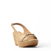 Women Beige Khesh Sandal #3813