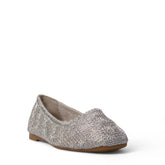 Europeon Union Women Silver Satin Shoe #3869