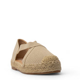 Europeon Union Women Beige Cloth Wedges #3886