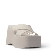 Europeon Union Women White Cloth Slipper #3903