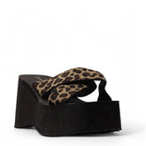 Europeon Union Women Black Cloth Slipper #3905