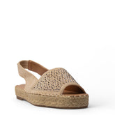 Europeon Union Women Beige Chamois Sandal #3910