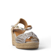 Europeon Union Women Silver Magdool Wedges #3924