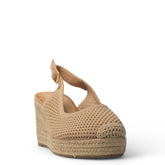 Europeon Union Women Cafe Cloth Wedges #3927