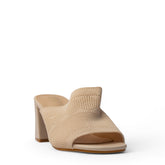 Europeon Union Women Beige Cloth Heels #3968