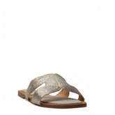Europeon Union Women Silver Khesh Slipper #4018