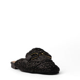 Europeon Union Women Black Magdool Mules #4106