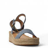 Europeon Union Women Light Blue Jeans Sandal #4122