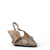 Europeon Union Women Leopard Leather Heels #4134