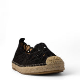 Europeon Union Women Black Chamois Shoe #4181