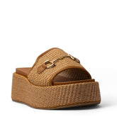 Europeon Union Women Camel Magdool Wedges #4194