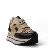 Europeon Union Women Leopard Chamois Shoe #4220