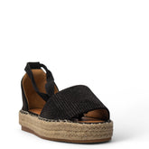 Europeon Union Women Black Glitter Sandal #4225