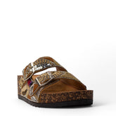 Europeon Union Women Camel Glitter Slipper #4235