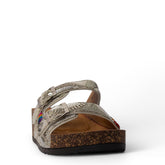 Europeon Union Women White Glitter Slipper #4236