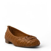 Spanish Women Beige Leather Ballerina #4271