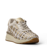 Spanish Women White Leather Shoe #4291