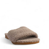 Women Grey Fur Slipper #4306
