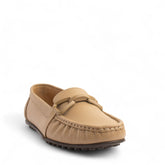 Women Beige Leather Espadrilles #4308