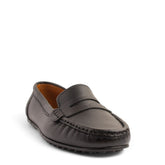 Women Black Leather Espadrilles #4317