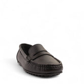 Women Black Leather Espadrilles #4320
