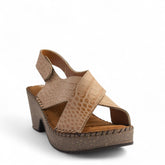 Women Cafe Leather Sandal #4324