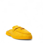 Europeon Union Women Yellow Chamois Mules #4346