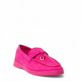 Europeon Union Women Fuchia Chamois Shoes #4350