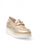 Europeon Union Women Beige Leather Shoes #4401