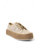 Europeon Union Women Beige Cloth Sneakers #4411