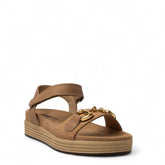 Italian Women Cafe Leather Sandal #4412