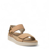 Italian Women Beige Leather Sandal #4447