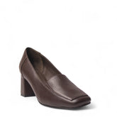 Women Brown Leather Shoes #4501