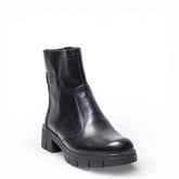 Women Black Leather Hal fBoot #4527