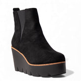 Europeon Union Women Black VernisLeather Half Boot #4540