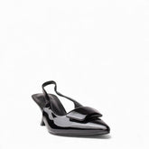 Europeon Union Women Black VernisLeather Heels #4554