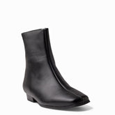 Europeon Union Women Black Leather Half Boot #4566