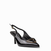 Europeon Union Women Black VernisLeather Heels #4581